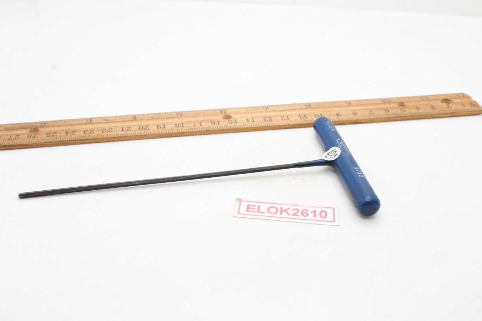 Chesco 85406 3/32″ 6 Point Blue Rubber Handle Hex Allen Key T Handle USA