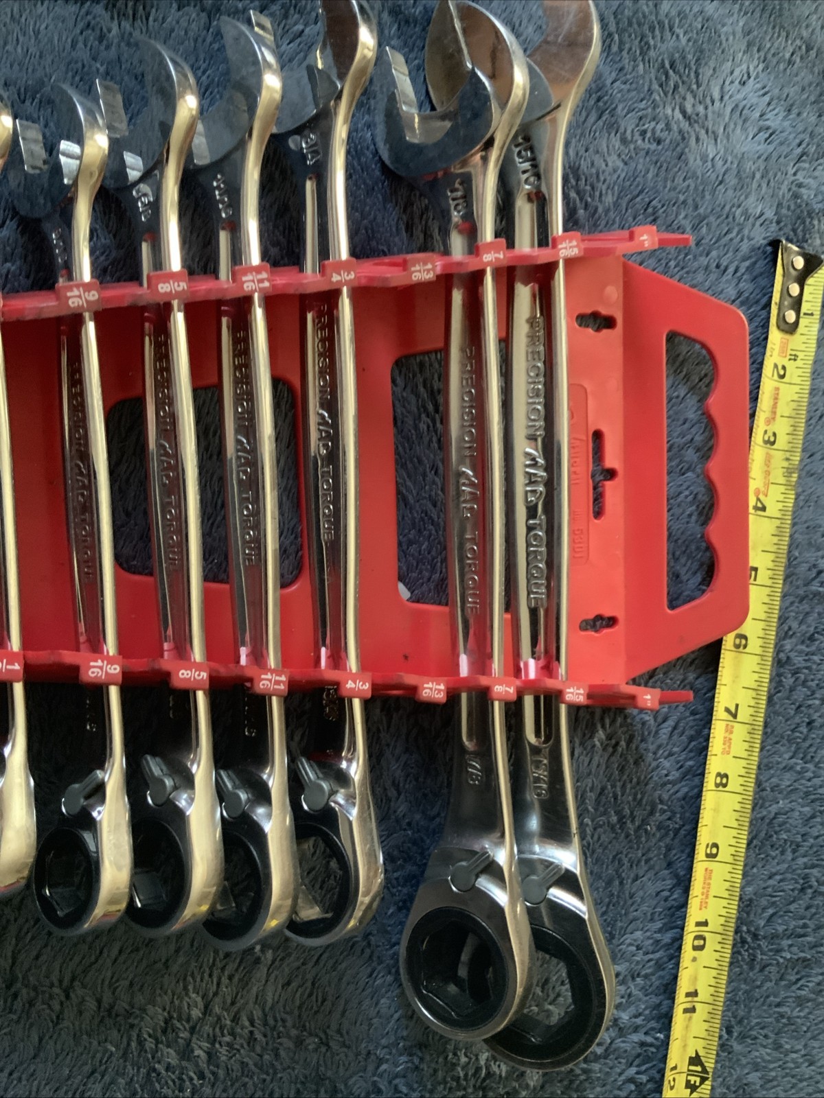 Mac Tools Ratcheting Precision Torque Wrench Set…sae….missing1..….12pc Set