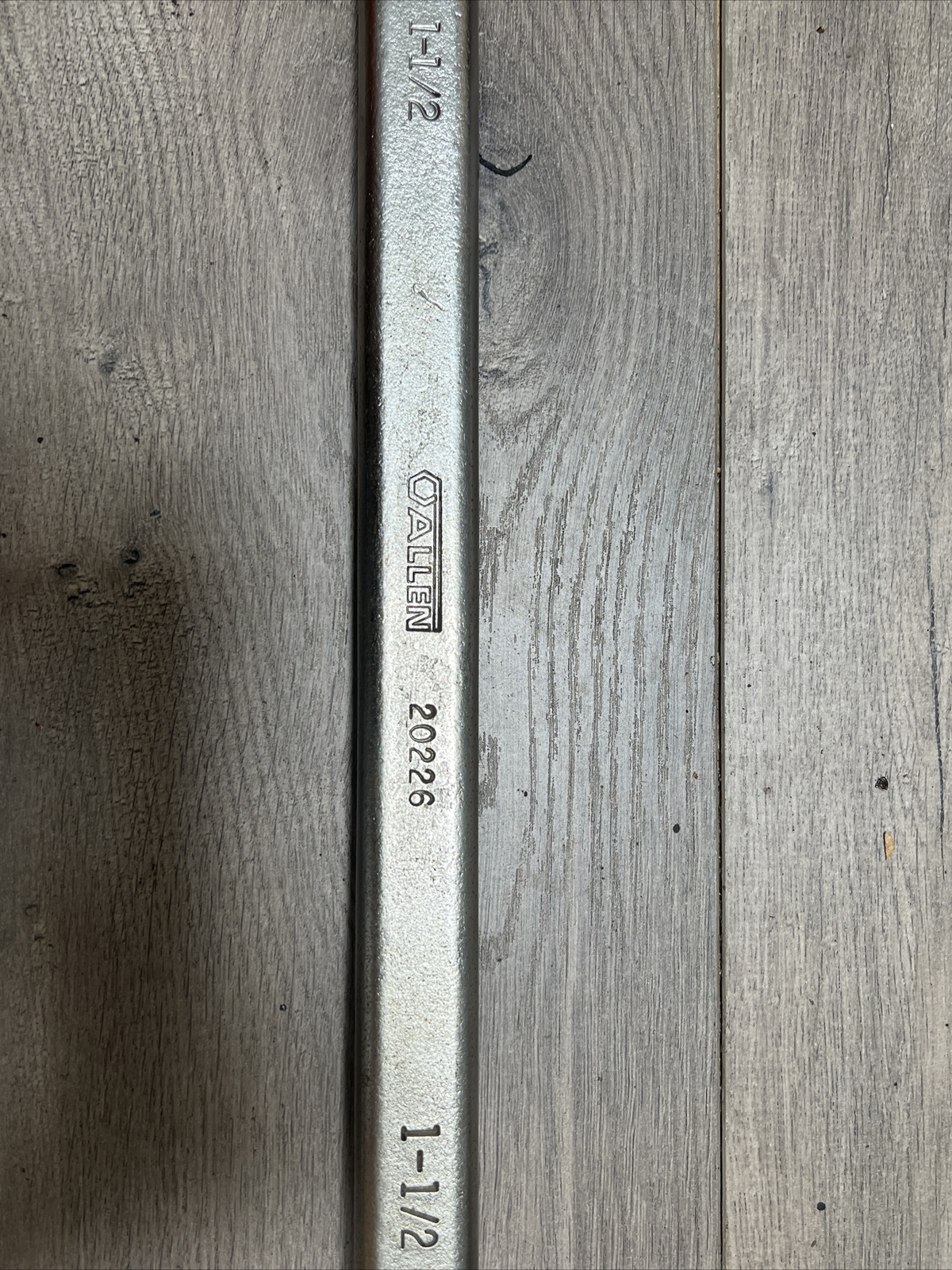 ALLEN 20226 12 POINT COMBINATION WRENCH – 1-1/12 NICKEL STEEL 20” Long