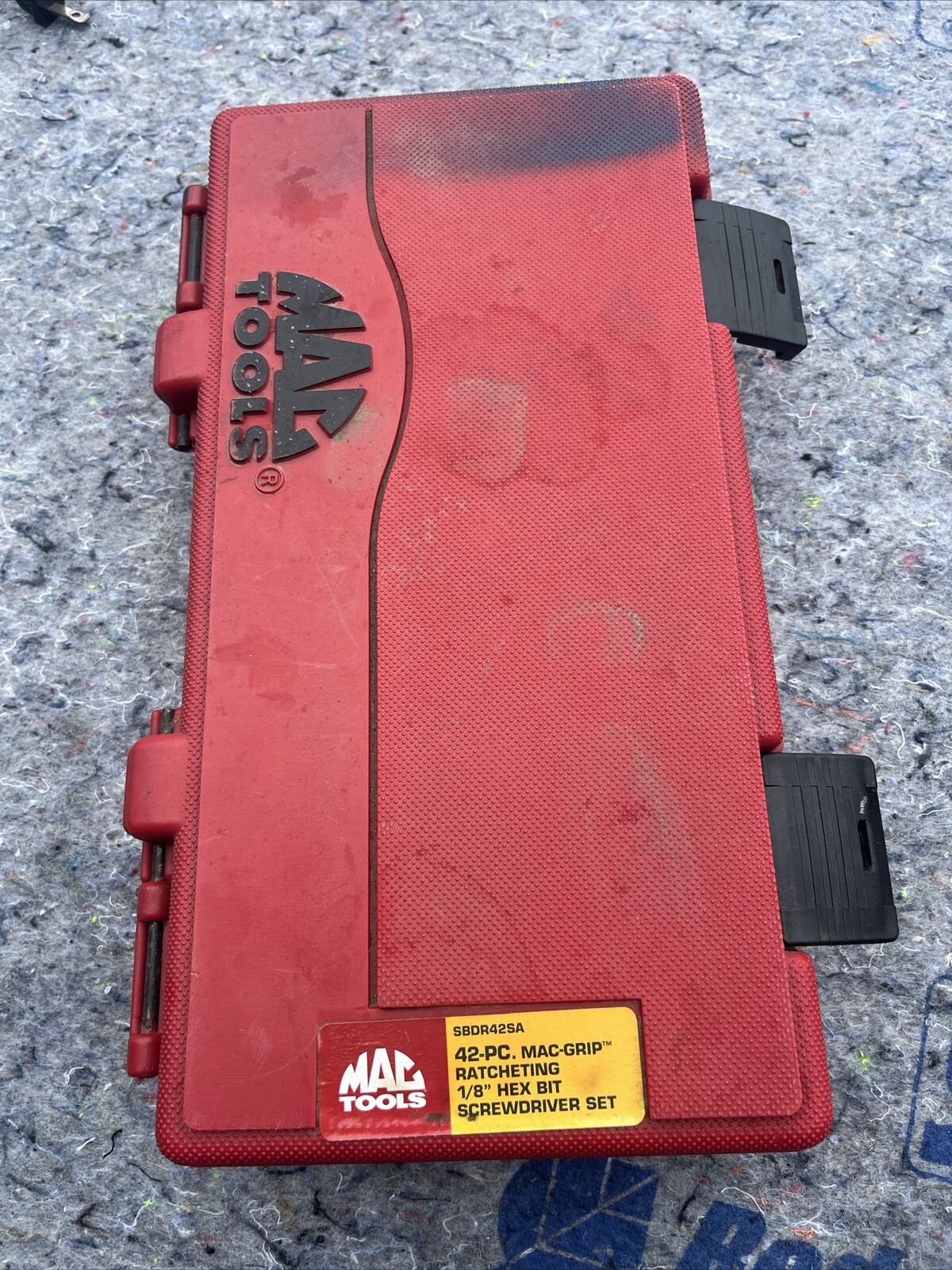 Mac Tools 42 Piece Mac-Grip Ratcheting 1/8” Hex Bit Screwdriver Missing 2 Pc