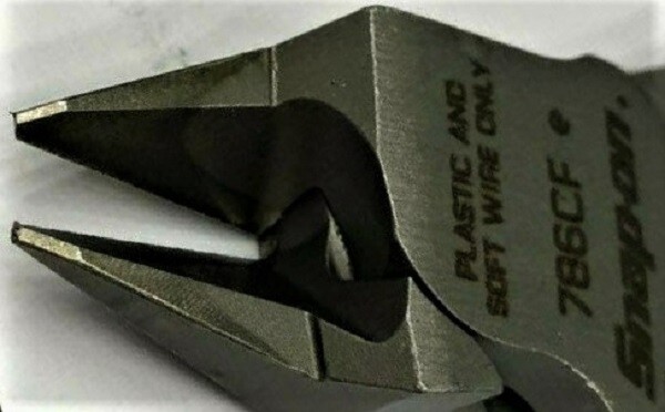 NEW* Snap-On DIAGONAL CUTTERS FLUSH CUTTER 6″+ *RED SOFT HANDLES* 786CF *NEW*