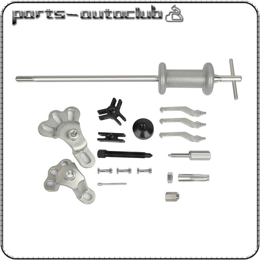 USA Slide Hammer Dent Puller Tool Kit Wrench Adapter Axle Bearing Hub Auto Set