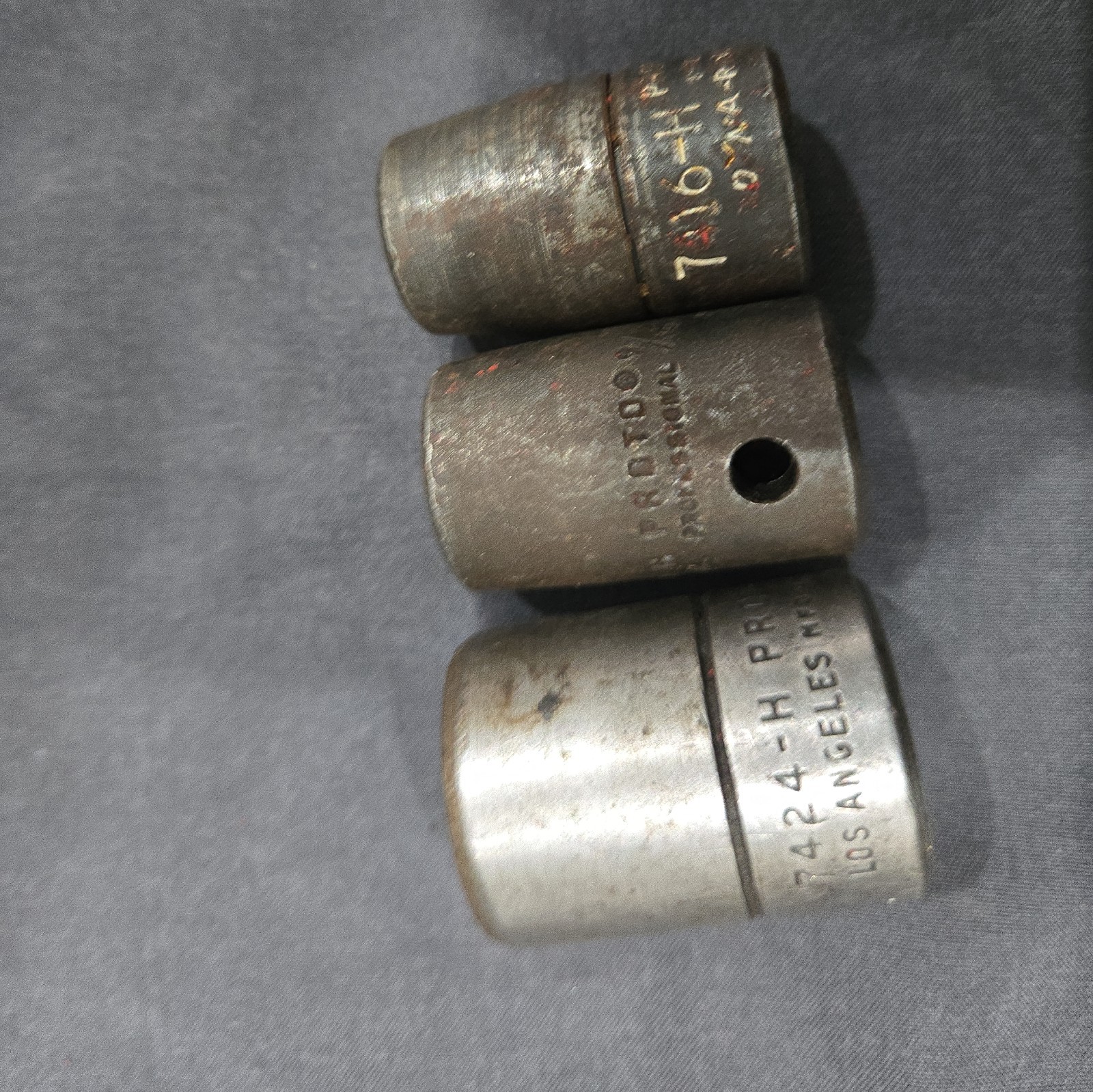 Vintage Proto Shallow Impact Socket Set 3 pc 1/2″ Drive