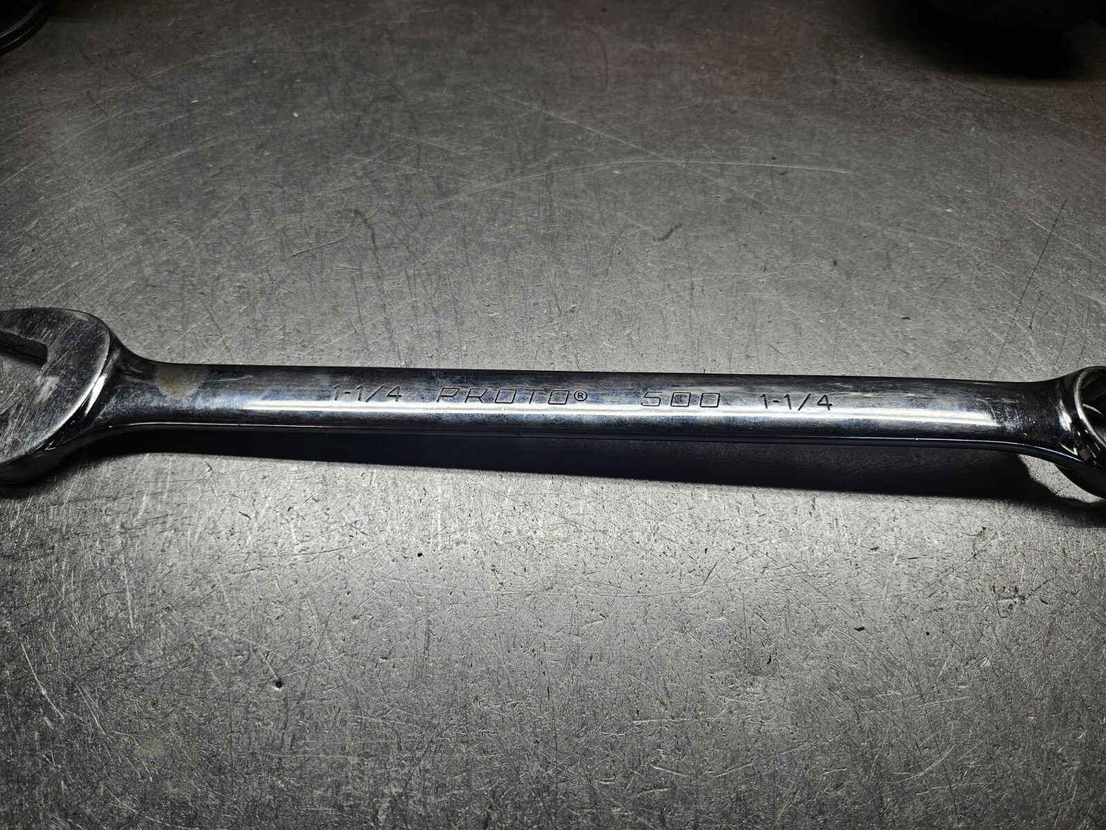 Proto Combination Wrench 1 1/4 Inch 12 Point 1240 Made In USA