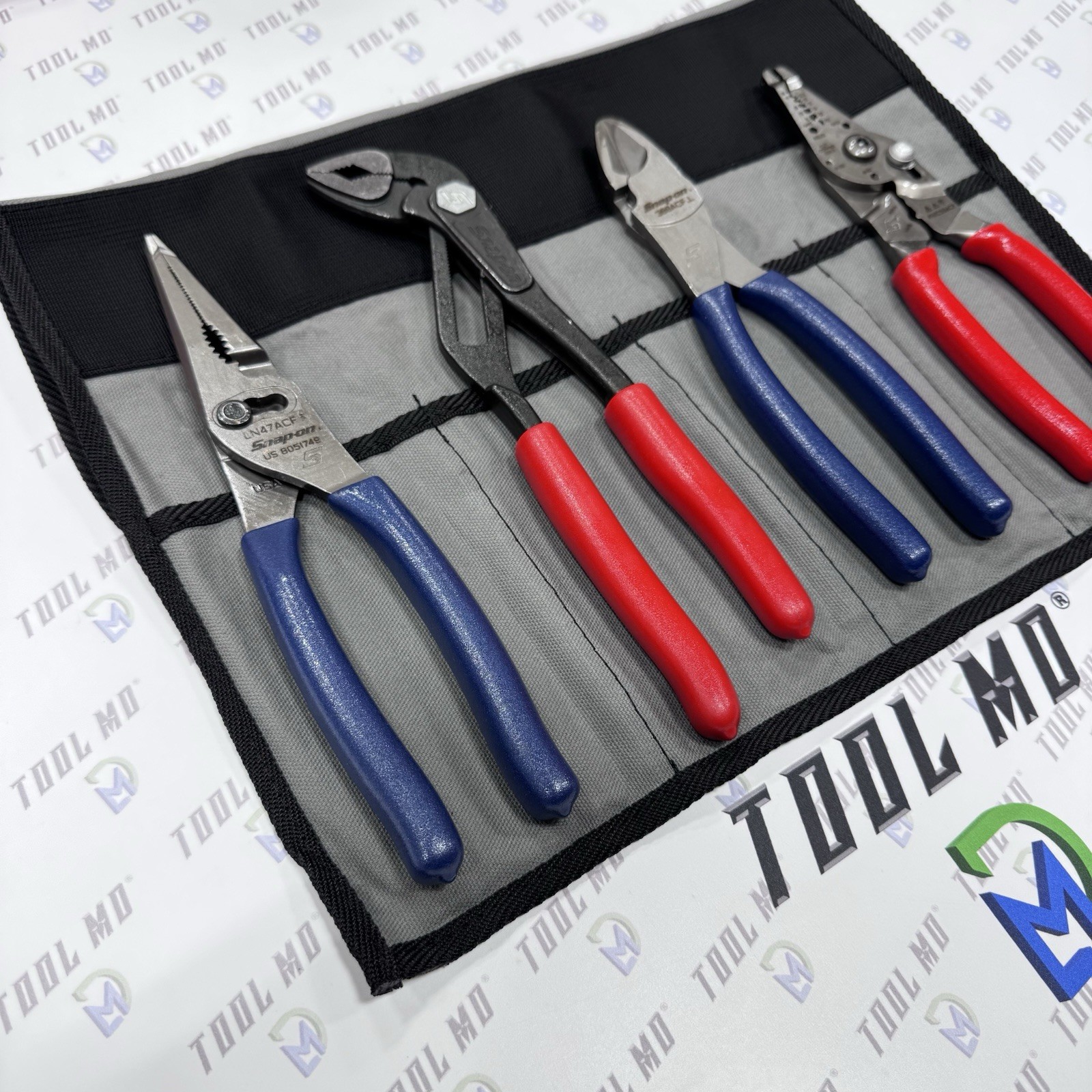 Snap-on Tools USA NEW 4pc Assorted Colors Plier Set PL4TGKB1