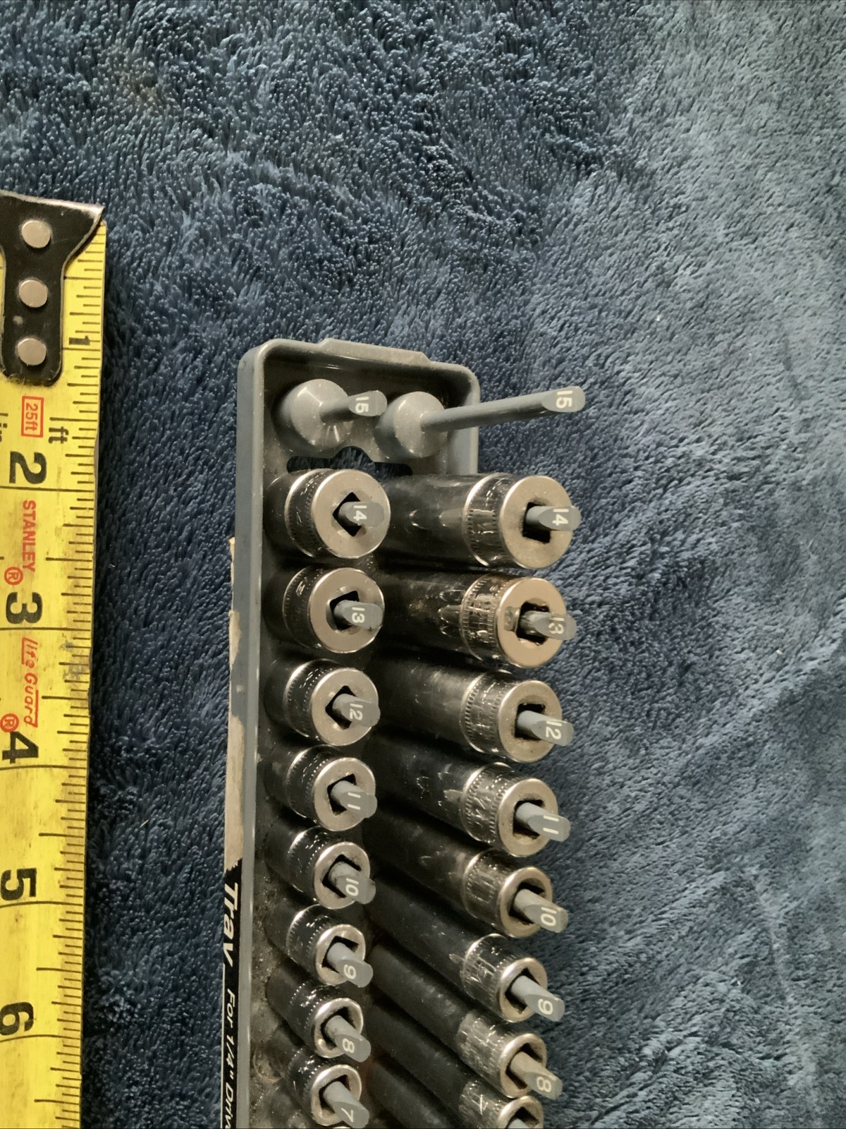 Snap On 1/4” Drive Shallow And Deep Socket Sets….5-14mm….each Set, 6pt…..