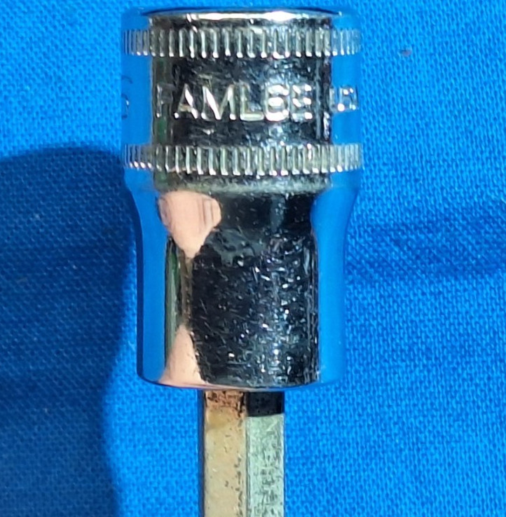 Snap-On FAML6E 3/8″ drive 6mm long shaft (3″) hex head socket