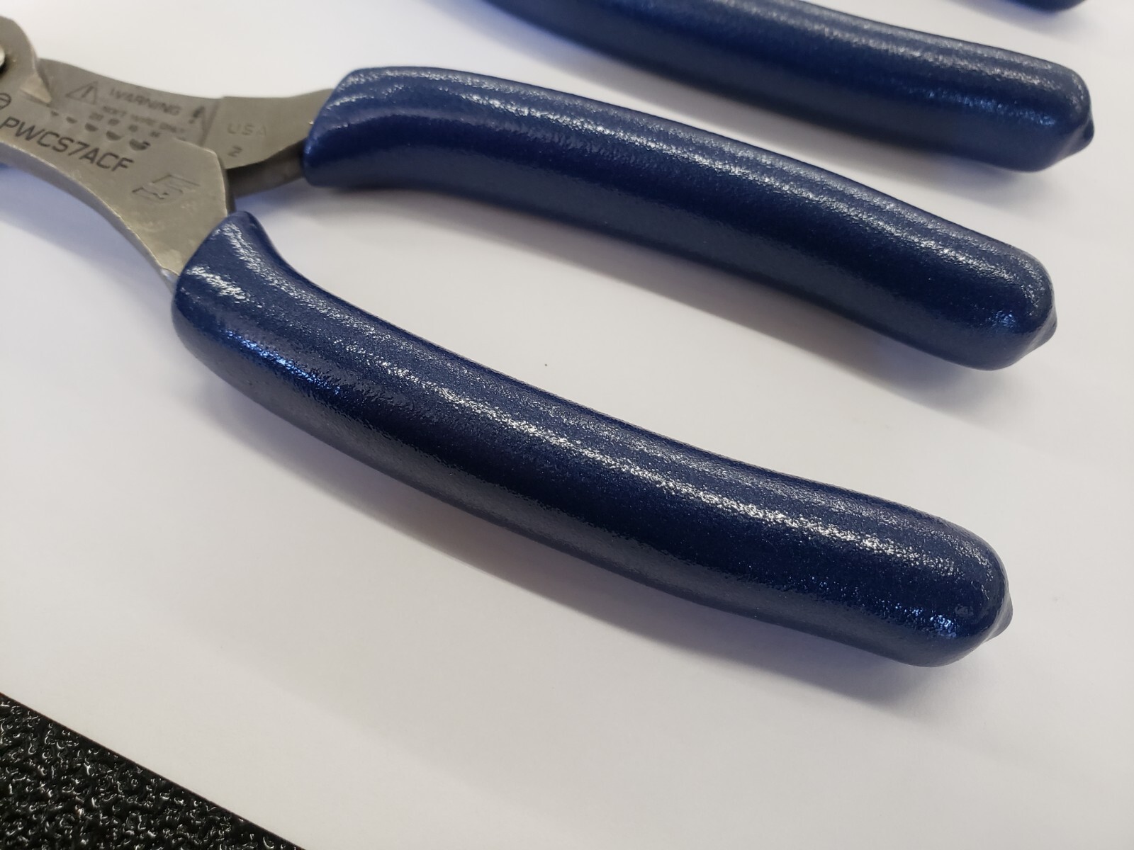 Snap-on Tools POWER BLUE 2pc Soft Grip 7″ & 9″ Wire Stripper Cutter Crimper Set