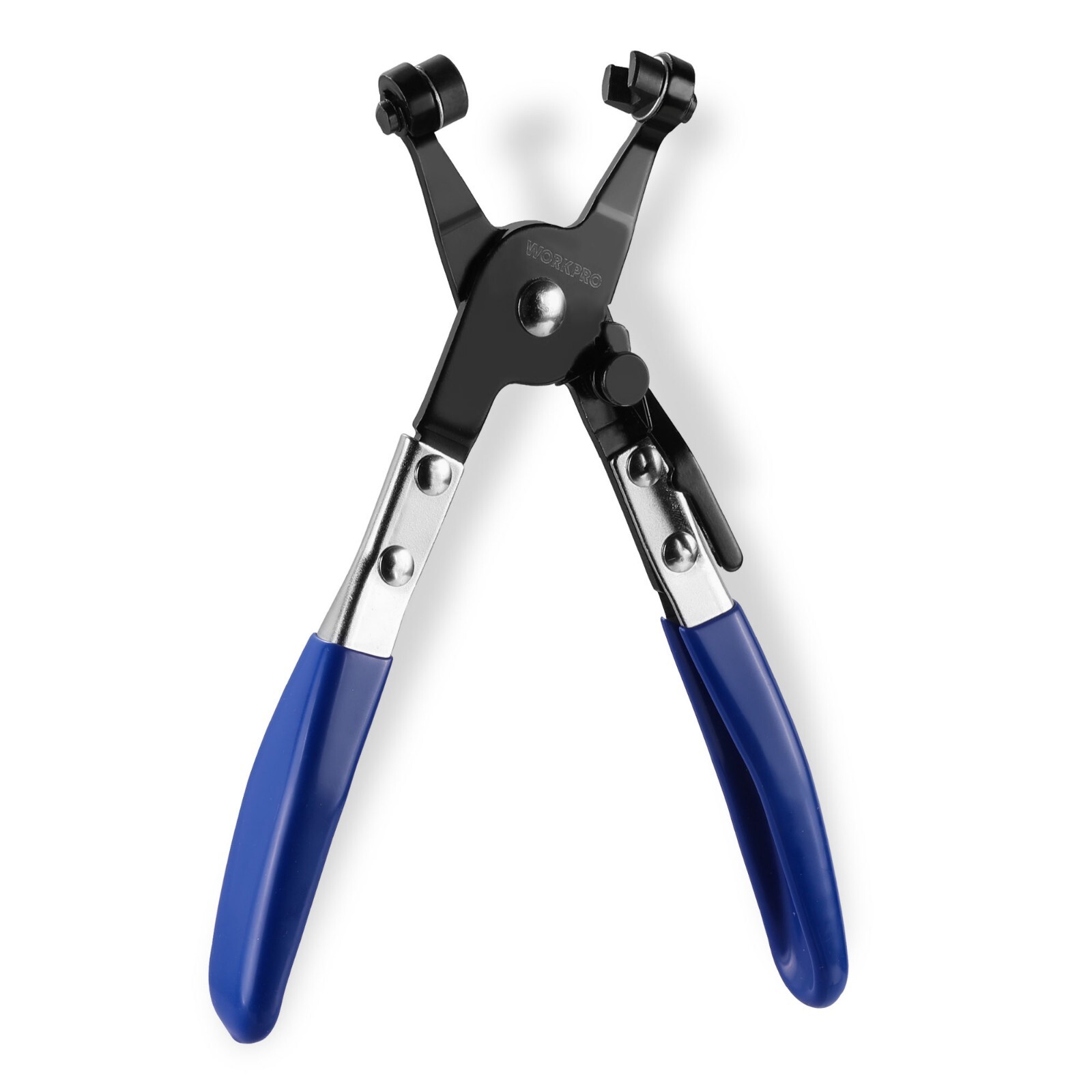 WORKPRO Hose Clamp Pliers with Swivel Flat Band for Removal and Installation