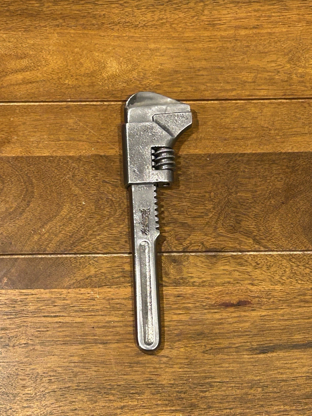 Vintage Herbrand 7” Adjustable Auto Pipe Monkey Wrench & Ball Peen Pein Hammer