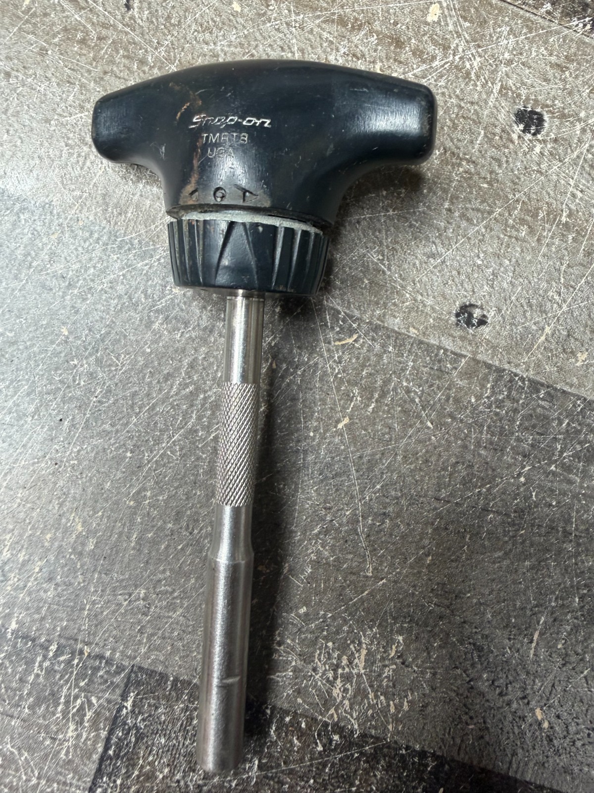 Snap-on TMRT8 Ratcheting T-Handle Driver 1/4in Drive 10in Black USA