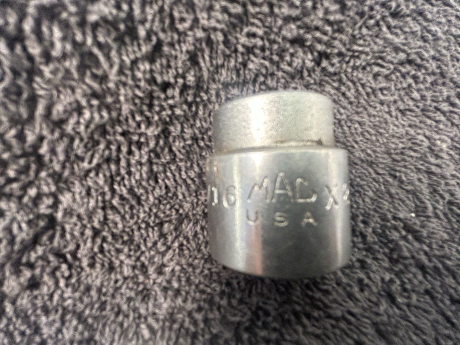 MAC TOOLS X262 12 Point 3/8” Drive 13/16” Chrome USA SAE STANDARD SHALLOW SOCKET