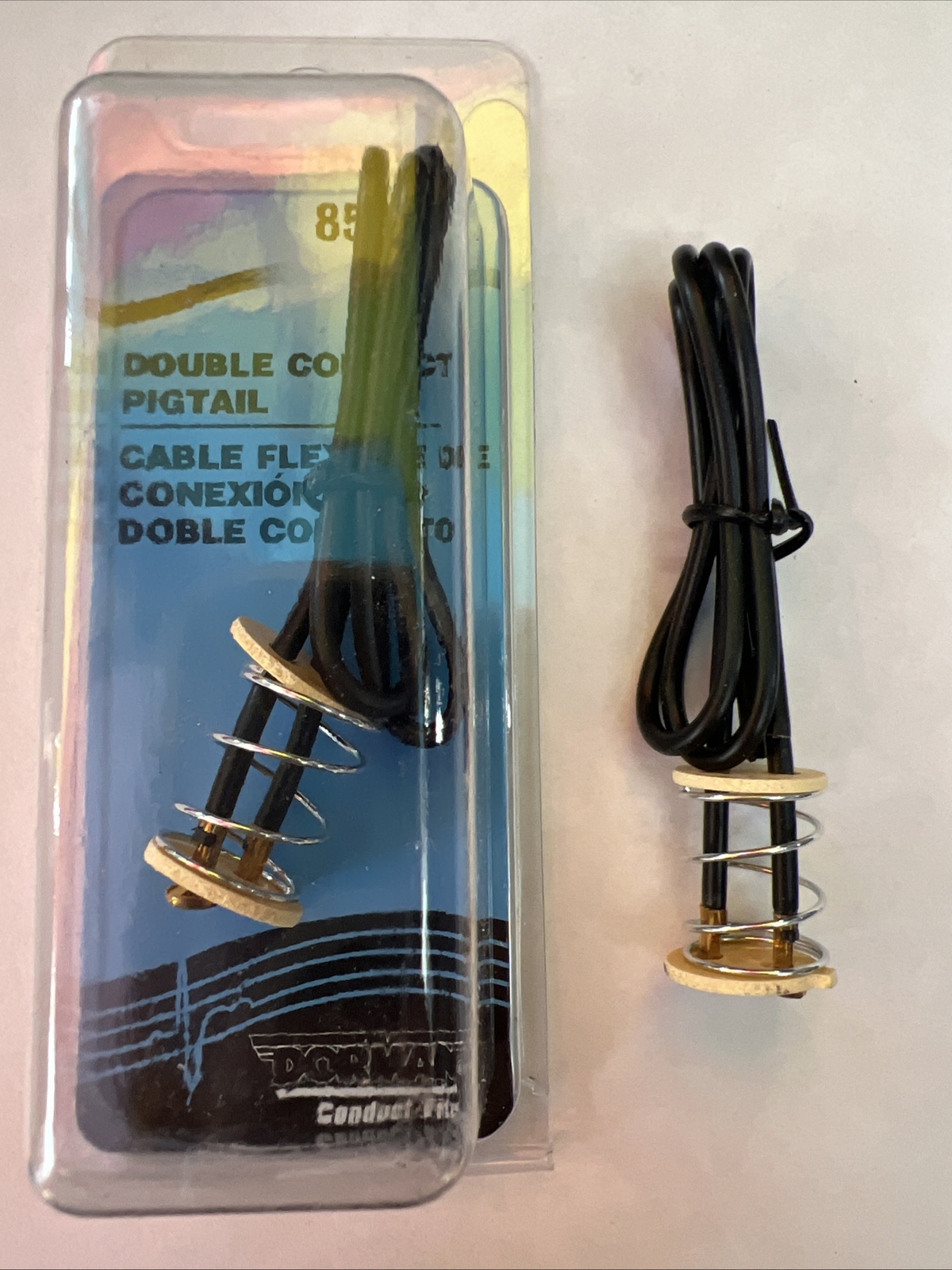 Interior Door Light Bulb Socket .Double Contact Pigtail. Dorman 85801 (2pack)
