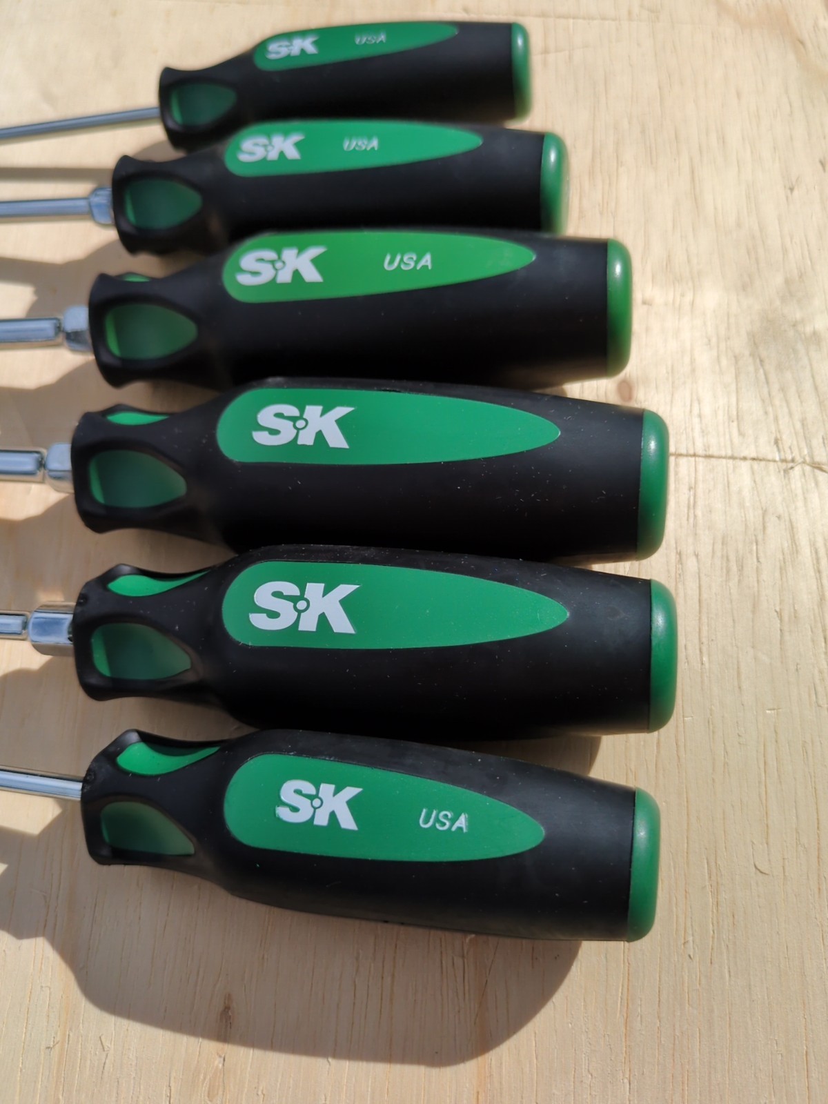 SK Professional Tools 6 Piece Cushion Grip Screwdriver Set Automotive LIFETIME W