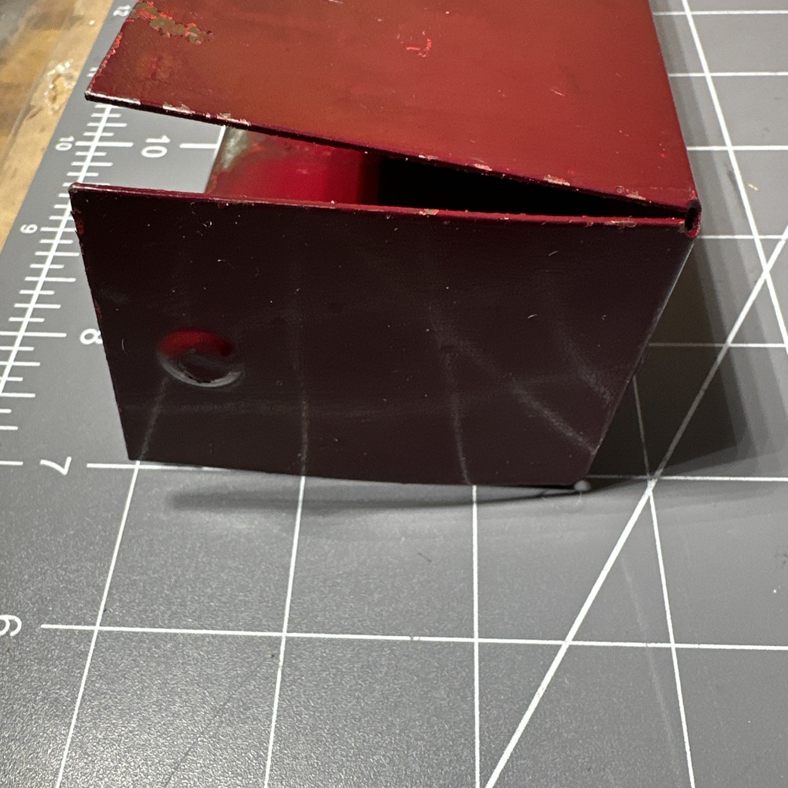 Vintage Snap-on KRA158 Metal Deep Socket Tray – Rare Royal Maroon 16-1/8”