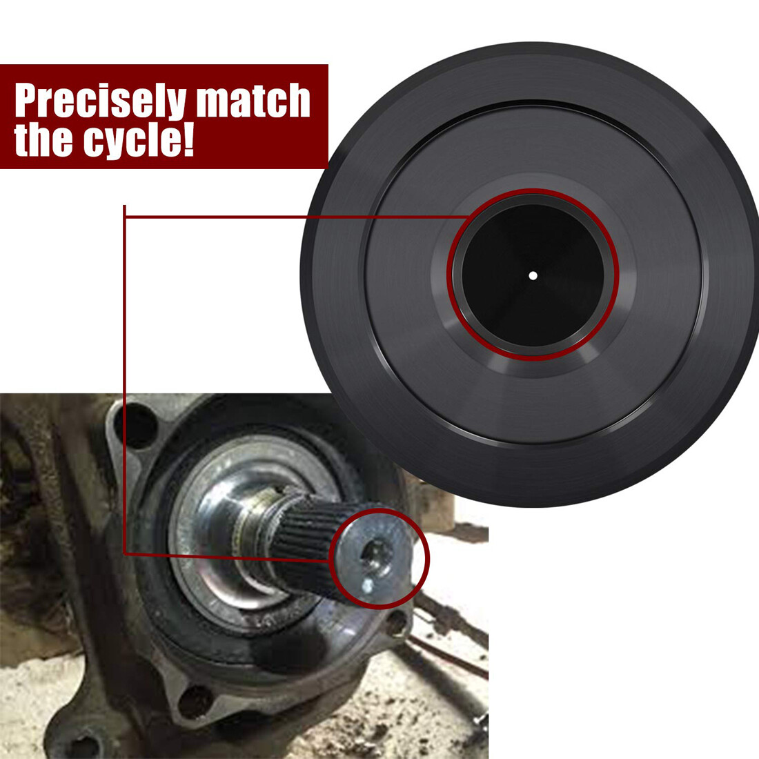 6695 Axle Shaft Oil Seal 4X4 Wheel Knuckle Vacuum Installer For 1998-2004 Ford