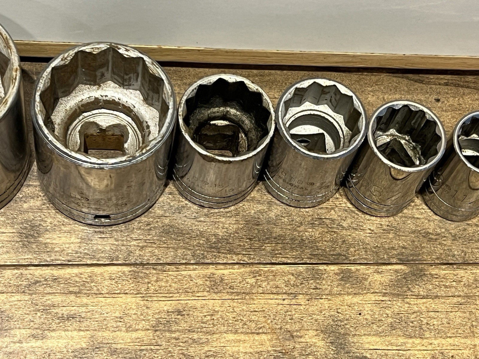 Proto Professional Sockets Mixed Lot Of 23 Pieces Made In USA VTG TOOLS
