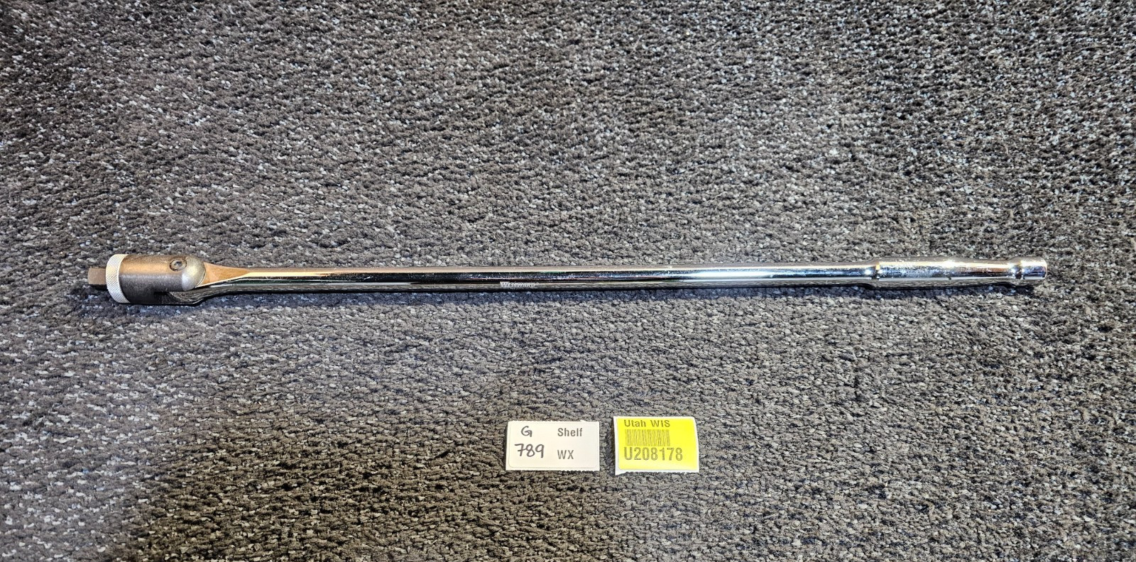 Westward 5TZE1 , 24″ Ratcheting Breaker Bar, 1/2″ Drive Smooth Grip, Alloy Steel
