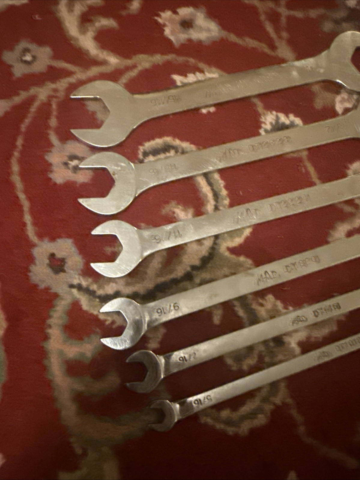 MAC TOOLS 6 Pc. SAE Thin Open-End Wrench Set DT Series-5/16″-1″. USA 🇺🇸