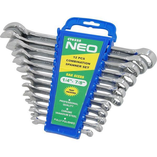 12pc Imperial Combination Spanner Set 1/4″ – 7/8″