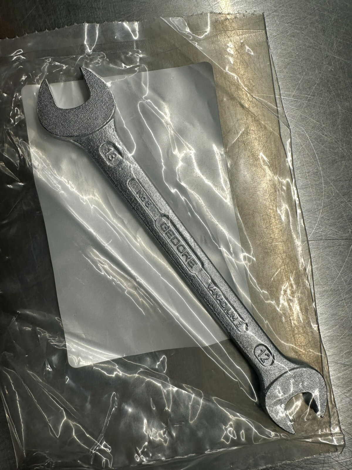 Gedore No. 6 Metric 12mm – 13mm open end wrench Made in Germany