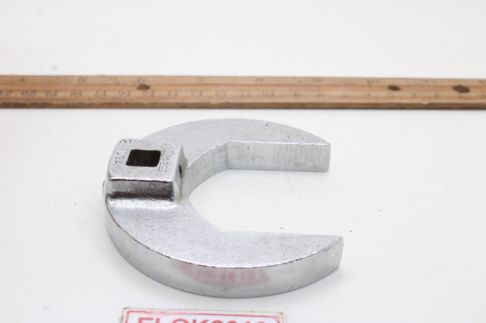 Snap-on 2″ 3/8″ Drive Crowfoot SAE Matte Chrome 2-Way Mount Side Or Bottom USA