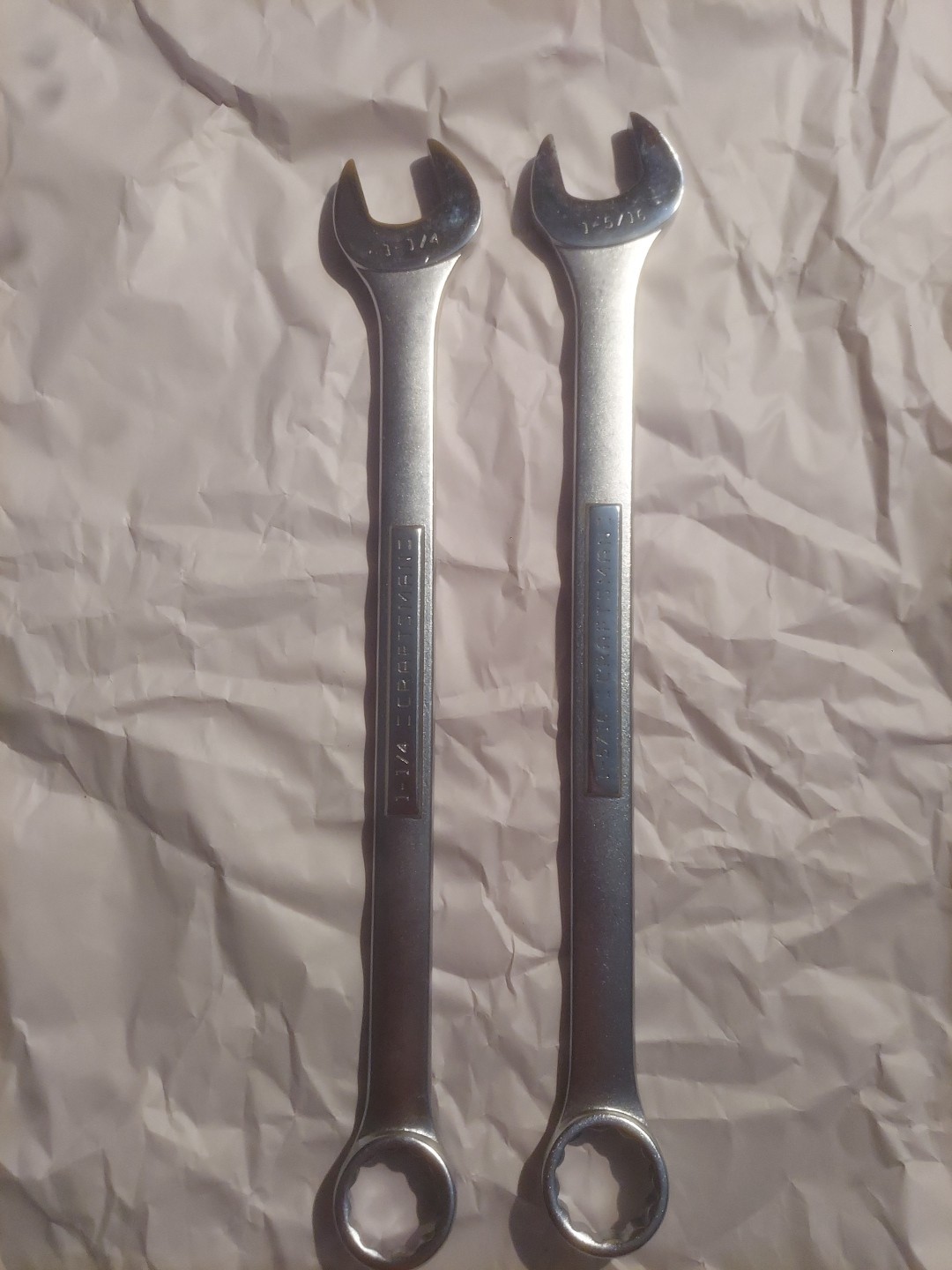 Craftsman 1 1/4″ x 1 5/16″ Wrench Set 12 Point