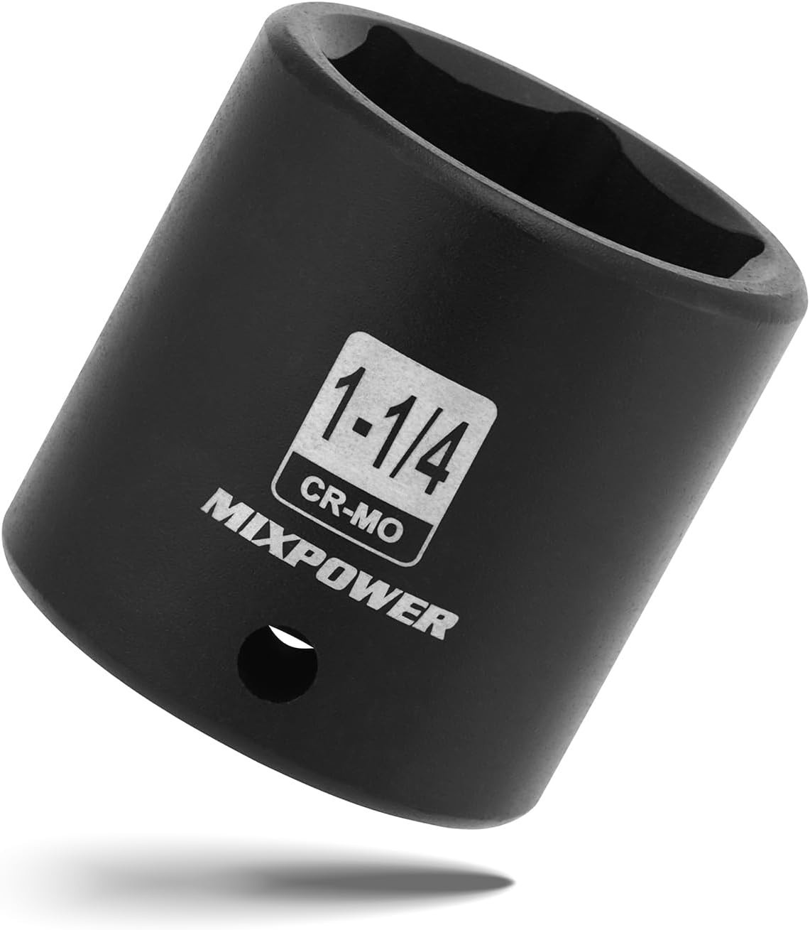 6 Point 1-1/4″ Axle Nut Impact Socket – 1/2″ Drive, High Torque, Polished Finish