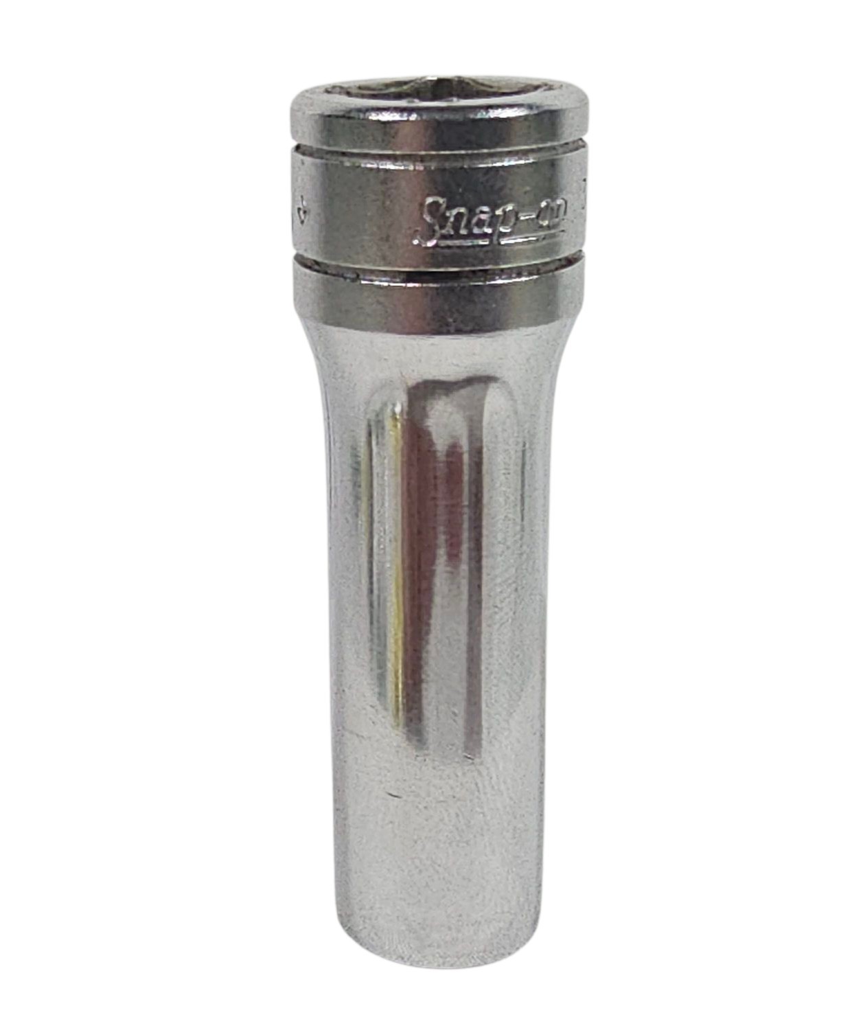Snap On SF121 3/8” Drive 12 Pt 3/8 Flank Dr Deep Chrome Socket USA