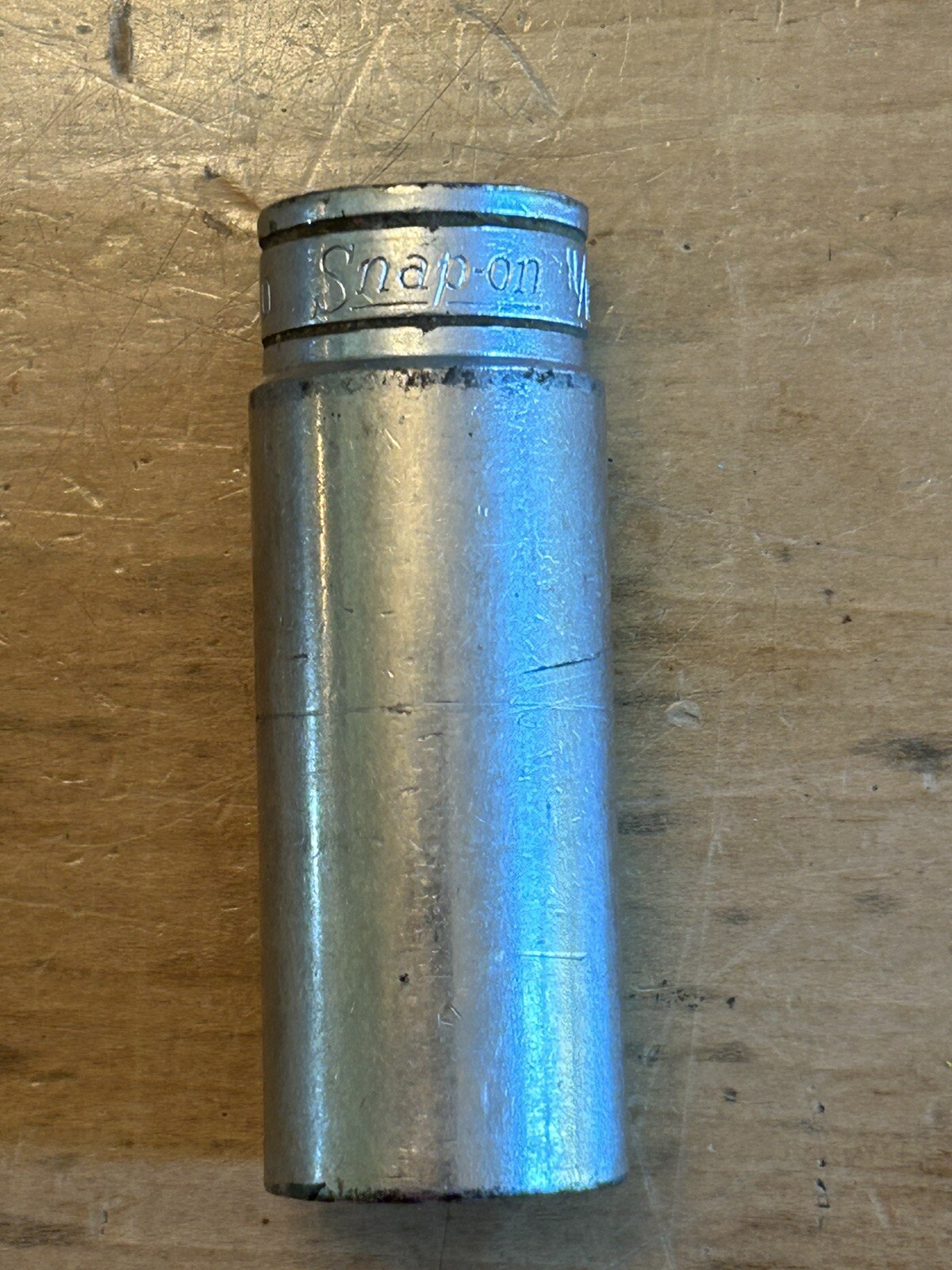 Snap-on Tools SF221 3/8″ Drive 11/16″ Socket Deep Chrome 12-Point Made in USA
