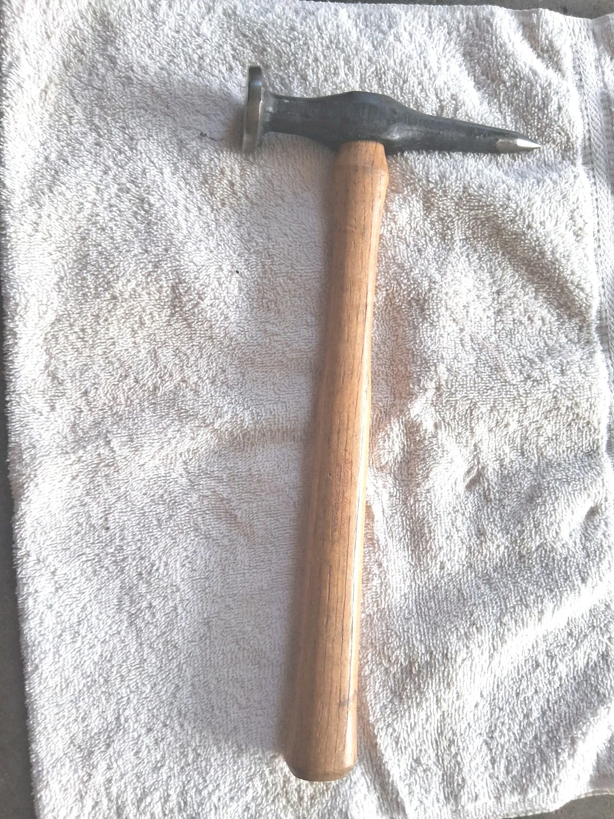 Vintage Stream Line Tools #112 Auto Body Hammer USA Drop Forged Original Handle