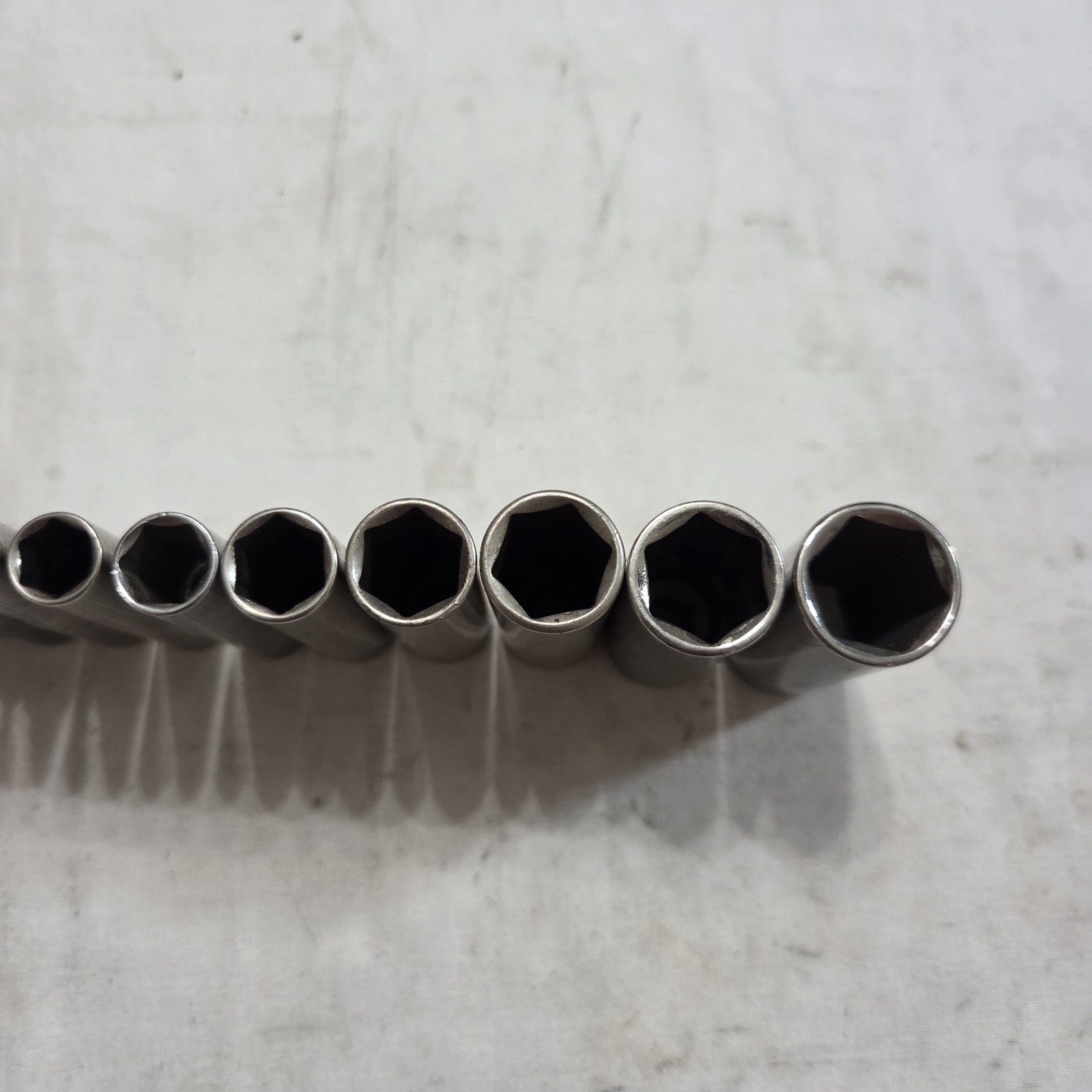 Craftsman 11pc Metric 4mm-14mm 6Pt Deep Socket Set 1/4″ Drive G, G1 Series – USA