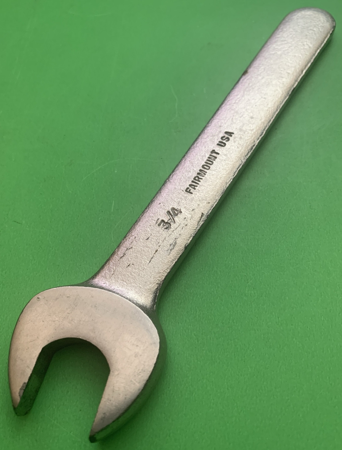 Vintage Fairmount Tools USA SAE Size 3/4″ Heavy Duty Open End Machinist Wrench