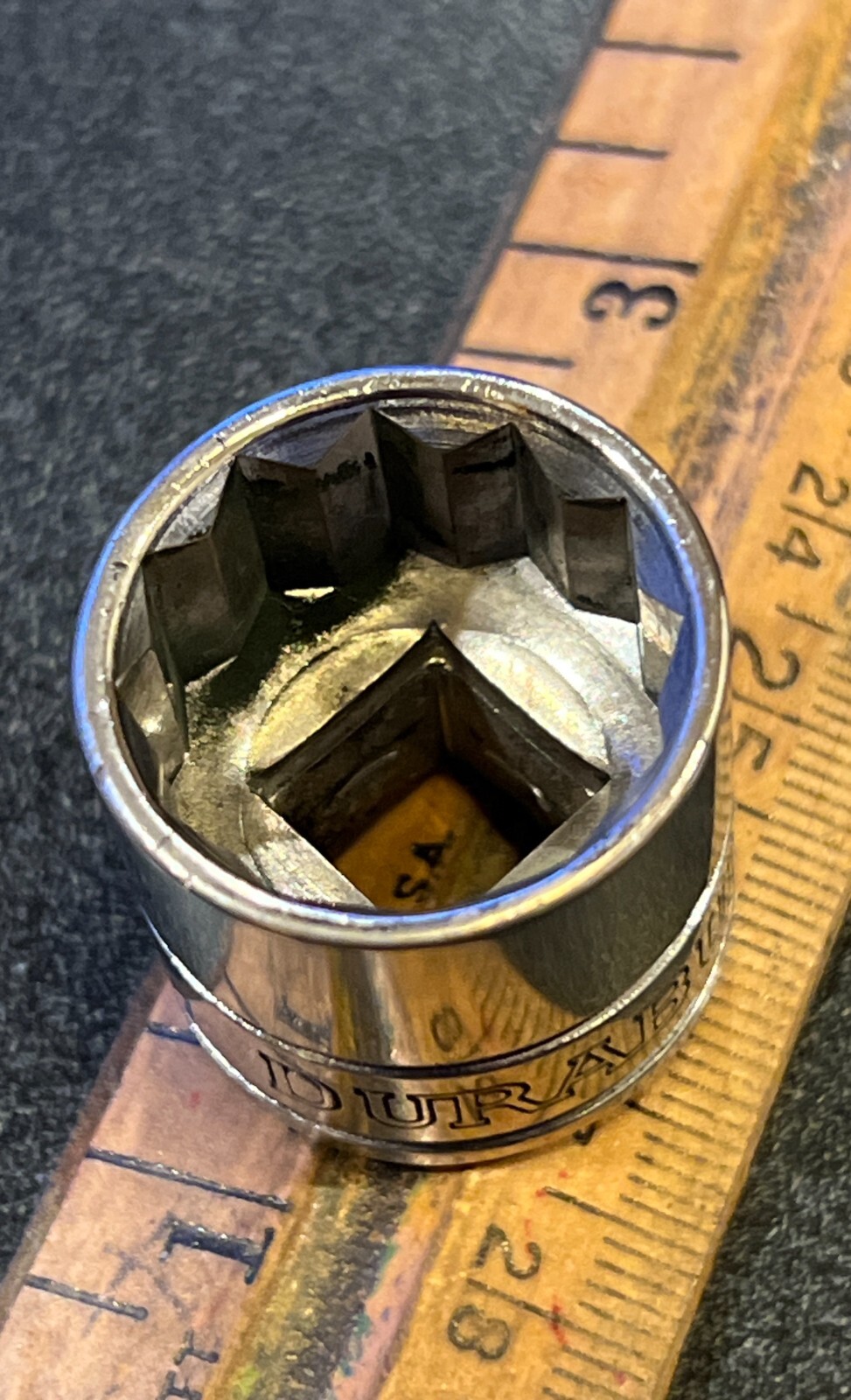 Durabuilt 3/4” 3/8” Drive 12 Point Shallow Socket SAE