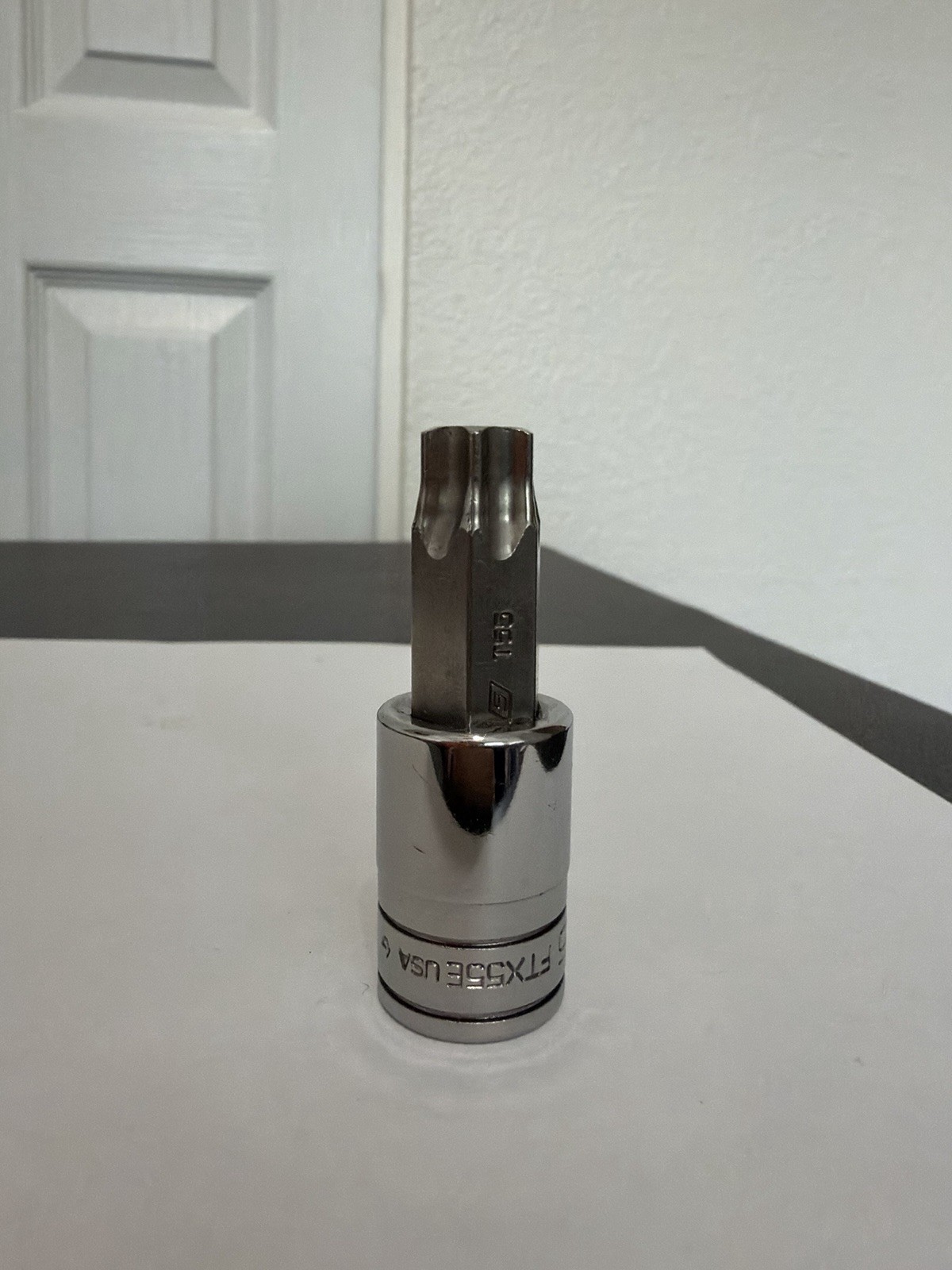 SNAP-ON FTX55E Standard T55 Torx Bit Chrome Socket Driver 3/8” Dr.