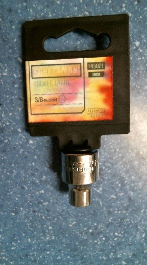 Craftsman 9-45821, 1/4″ Socket, 3/8″ Drive, 6 Point, FREE SHIPPING