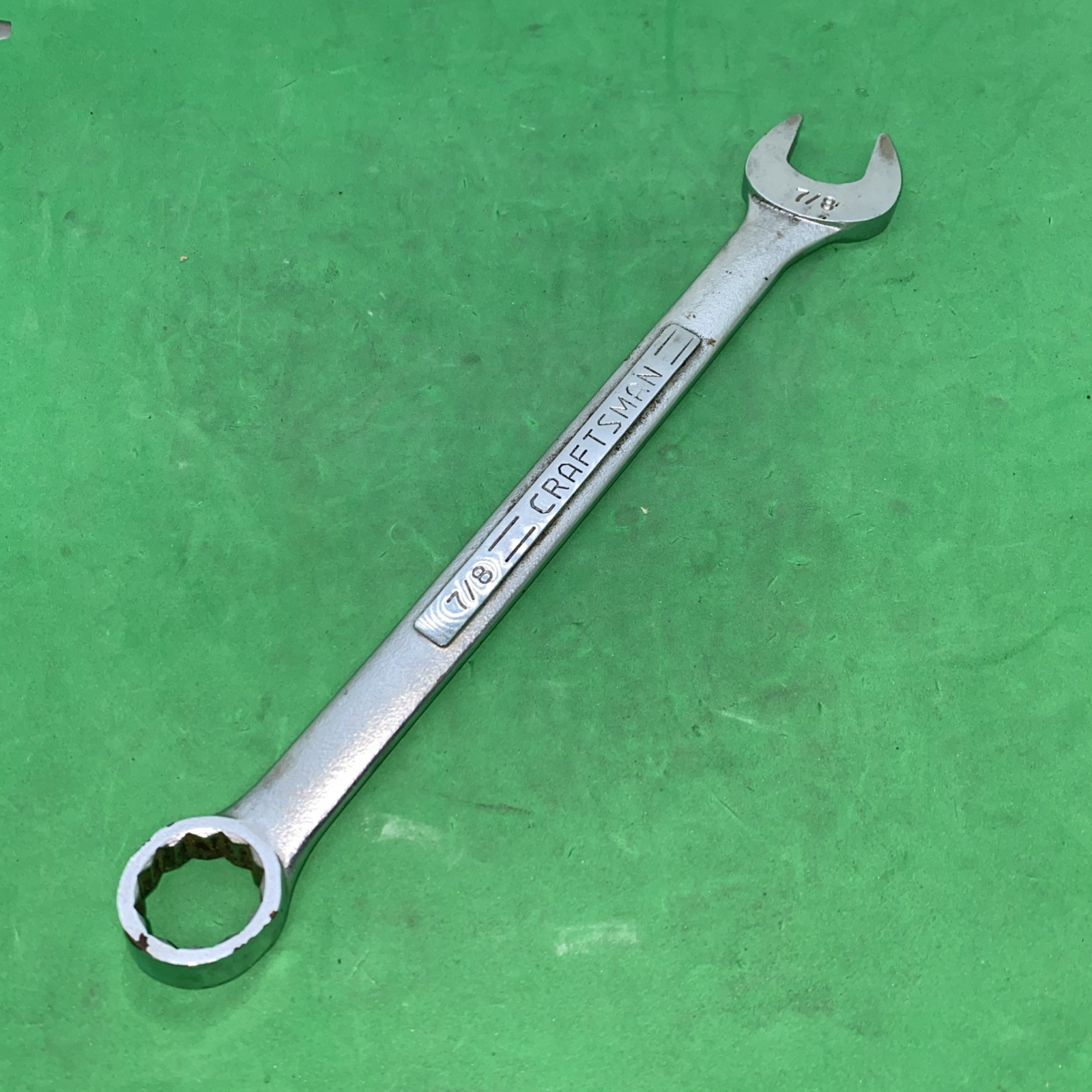 USA Made = CRAFTSMAN = 7/8″ Combination Wrench Standard SAE INCH 44703 12 PT