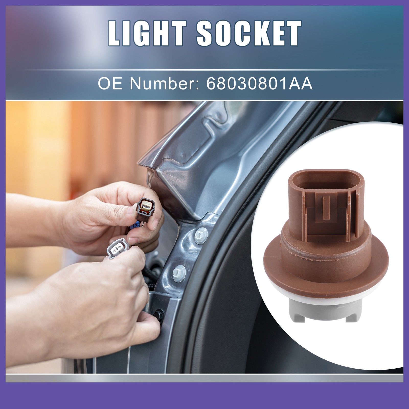Park and Turn Signal Light Socket Holder TWO Custom For Dodge Grand Caravan
