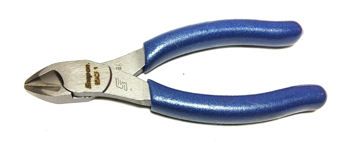 New Snap-on™ 85ACF VectorEdge Diagonal Cutters Pliers 5″ Power Blue Vinyl Grip
