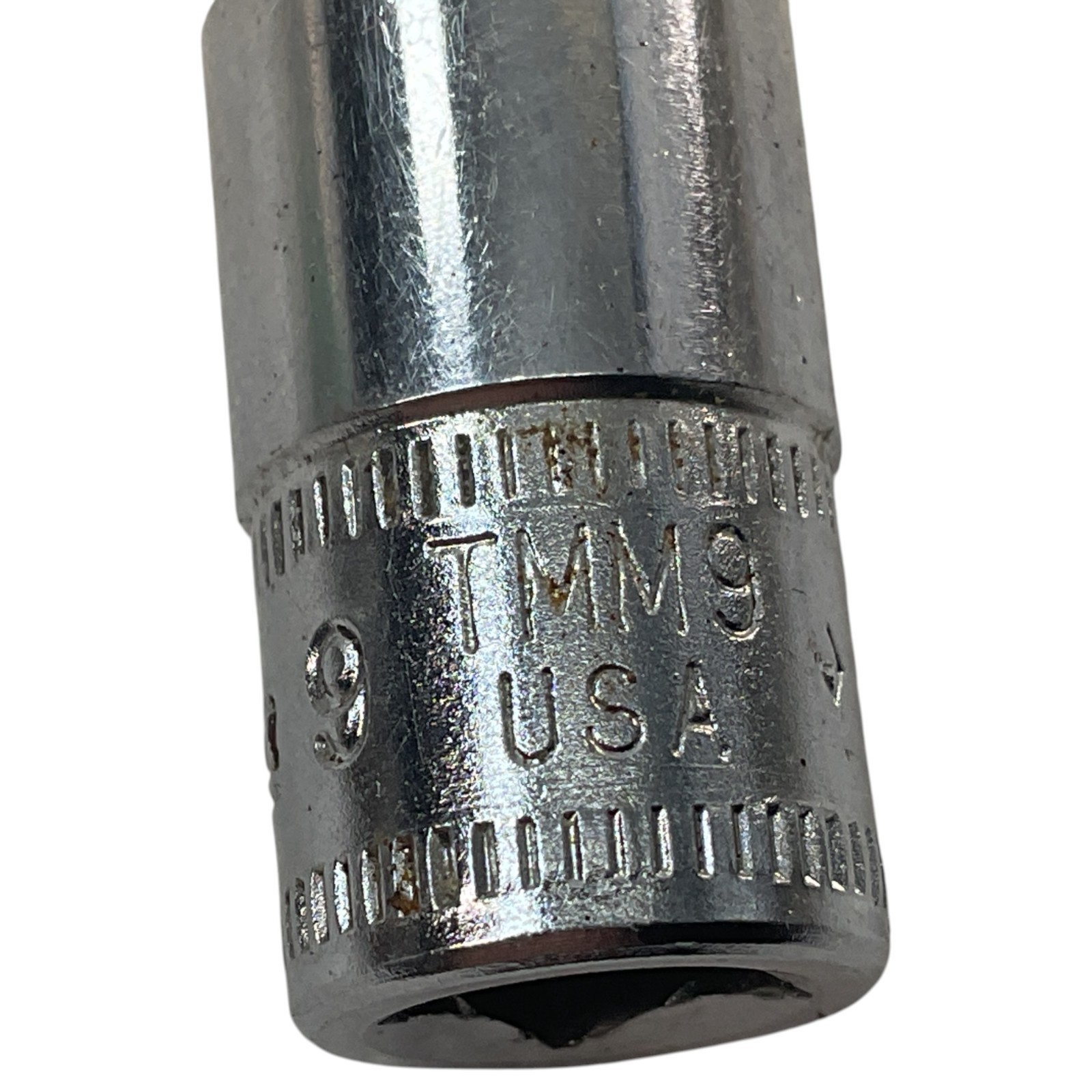 Snap-on Socket 9mm 6 Point 1/4″ Drive TMM9 Sold As Pictured Mechanic Tool USA