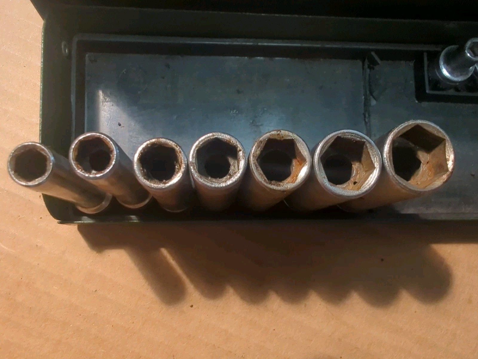 Nice Vintage SK Tools USA 1/4” Drive Socket Set Sae Deep Shallow 19pcs S-K