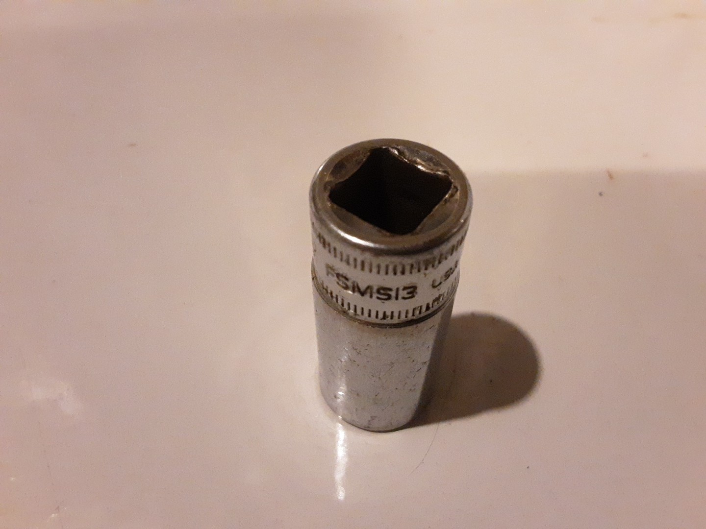 Snap On 13mm Medium Deep 3/8 Drive Chrome Socket
