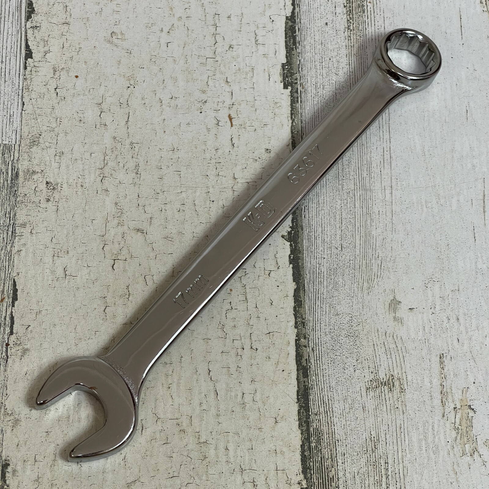 17mm Metric Combination Wrench (12 Point) Made in USA 63617 KD TOOLS Polished