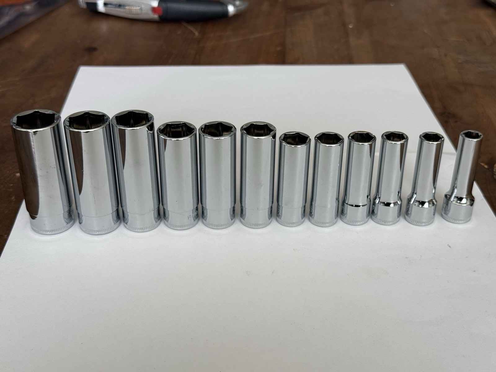 ICON 3/8” Drive 6Pt Metric Shallow & Deep Socket Chrome – Choose Size mm