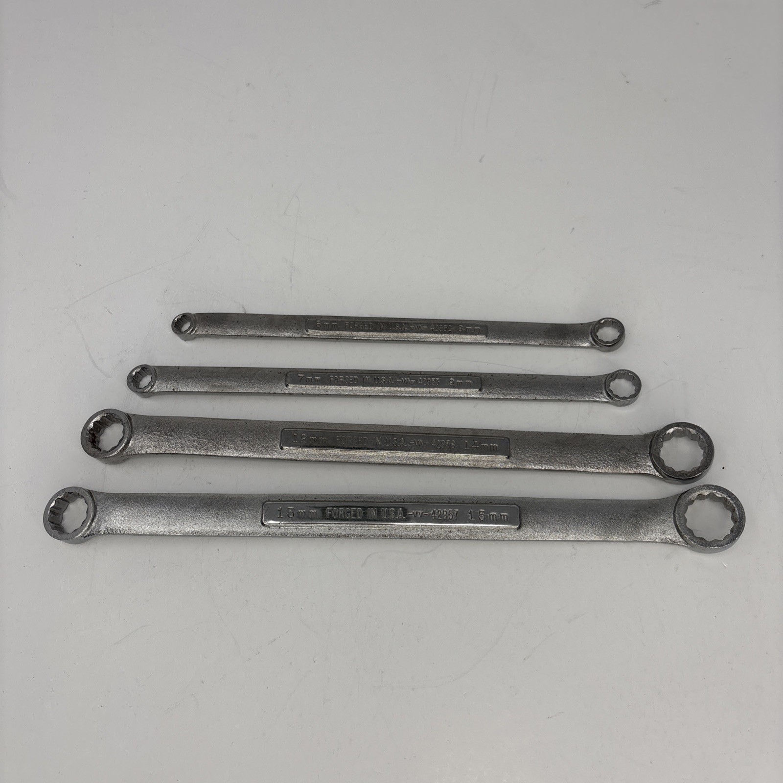 Craftsman Metric Box End Wrenches lot of 4 6x8mm 7x9mm 12x13mm 13x15mm VV V^