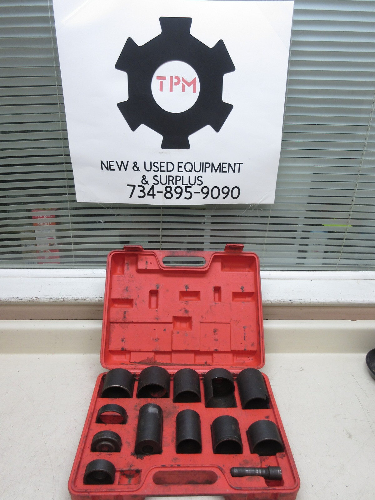 ATD Tools ATD-8697 Master Ball Joint Adapter Set Used Free Shipping