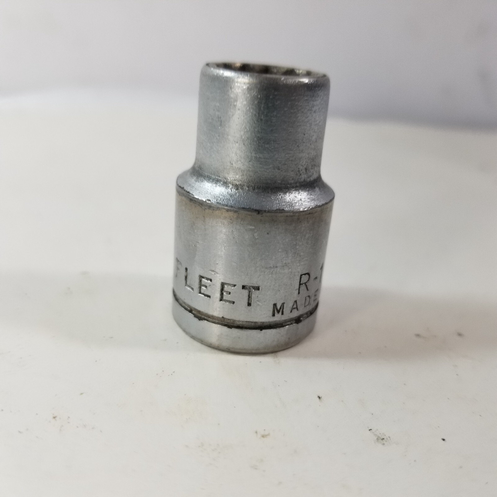 Fleet SAE Socket 7/16″, 12 point, 1/2in drive. R-1214 Made in USA