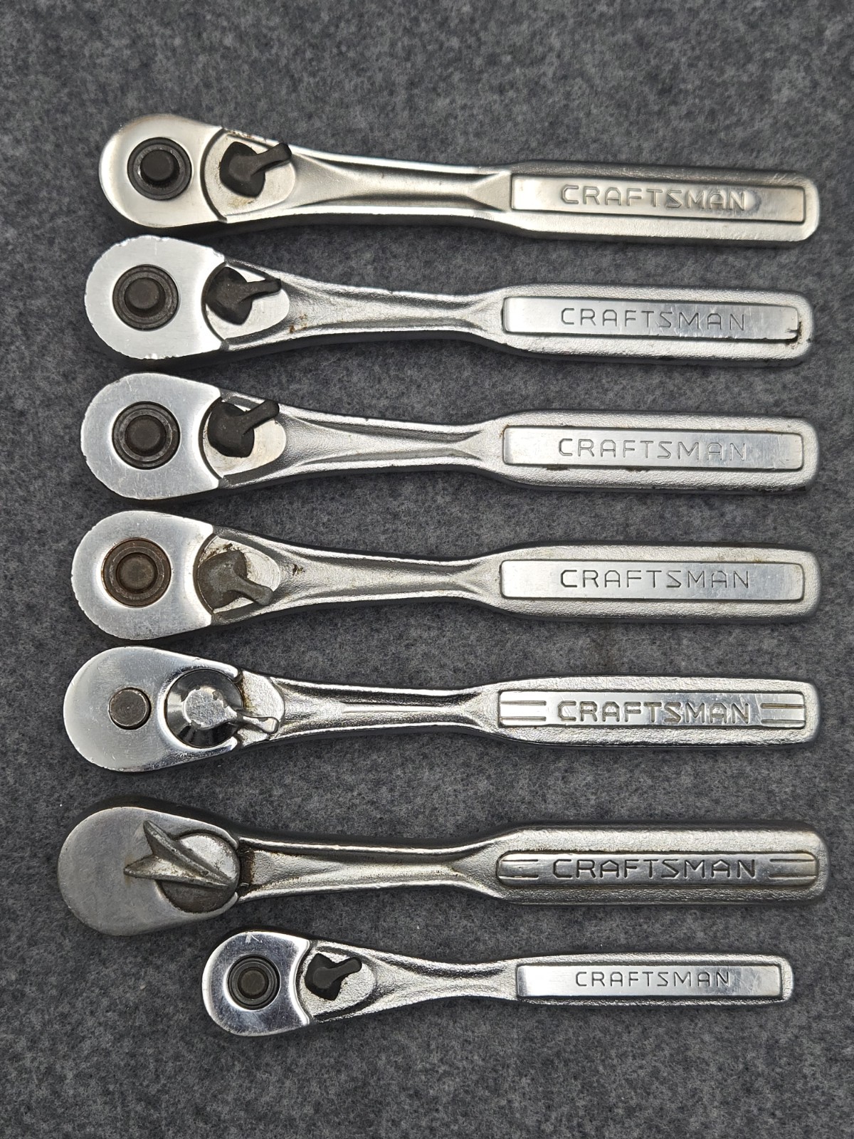 Craftsman USA 1/4″, 3/8″ Ratchet Lot of 7 Parts Repair