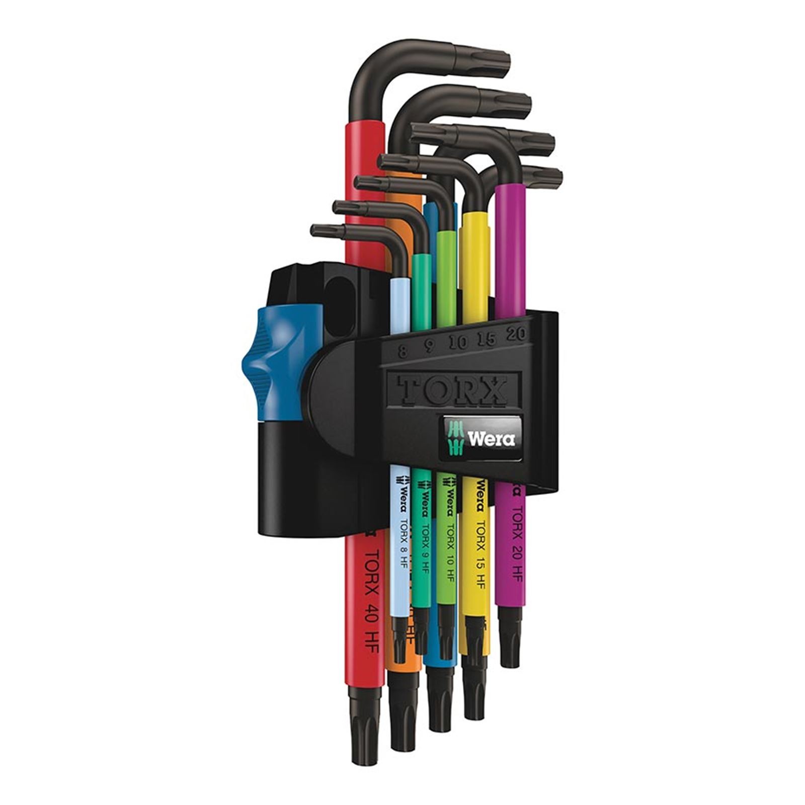 Wera 967 SL TORX® HF Torx Wrench Set with HF – 9-Pieces 05024179001