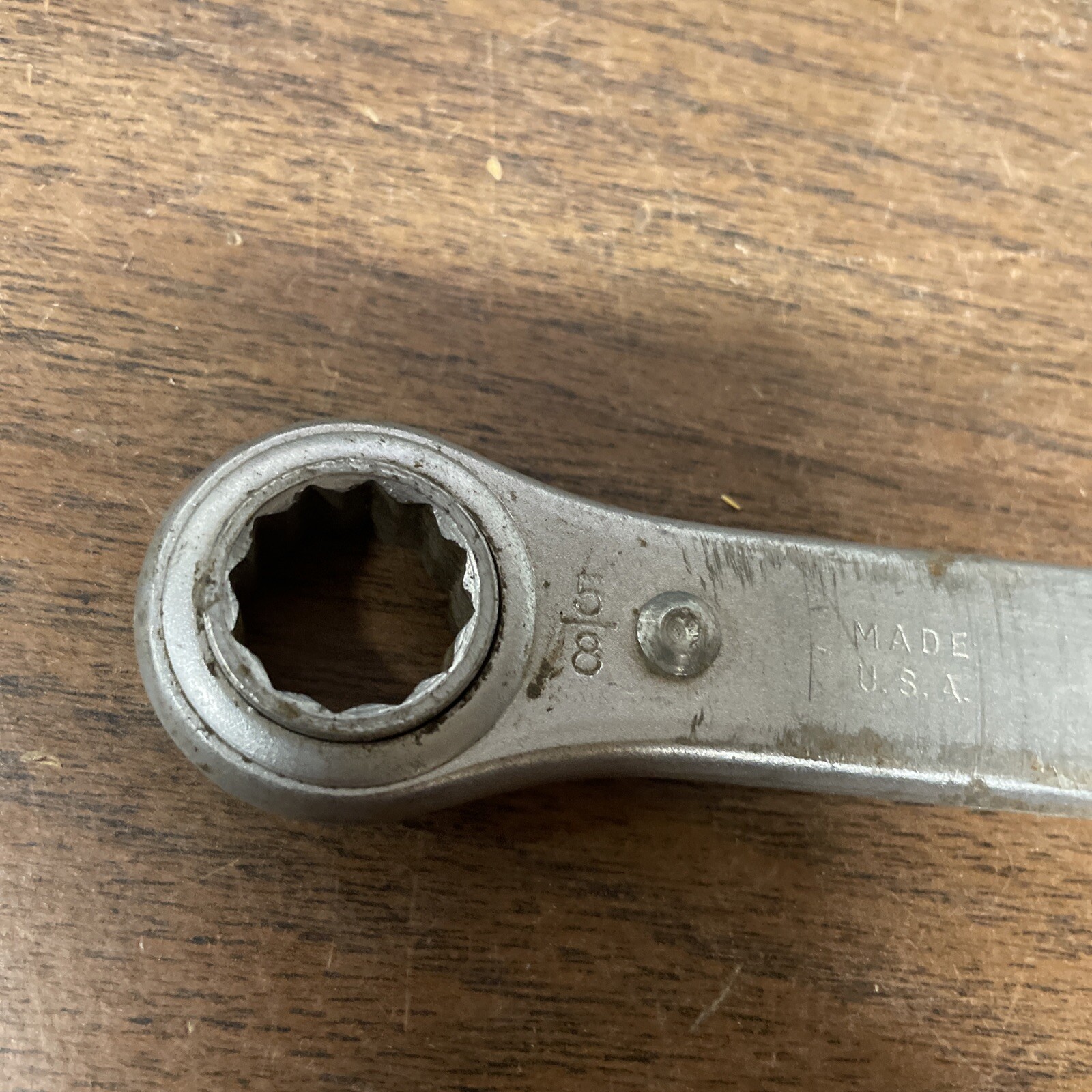 Craftsman 5/8″ x 3/4″ Box End Ratcheting Wrench Made in USA Vintage